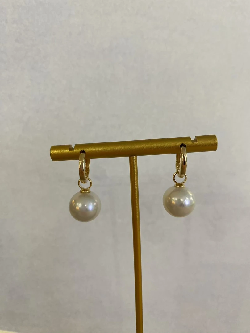 礼兰珠宝 S925银淡水珍珠耳扣12-13mm