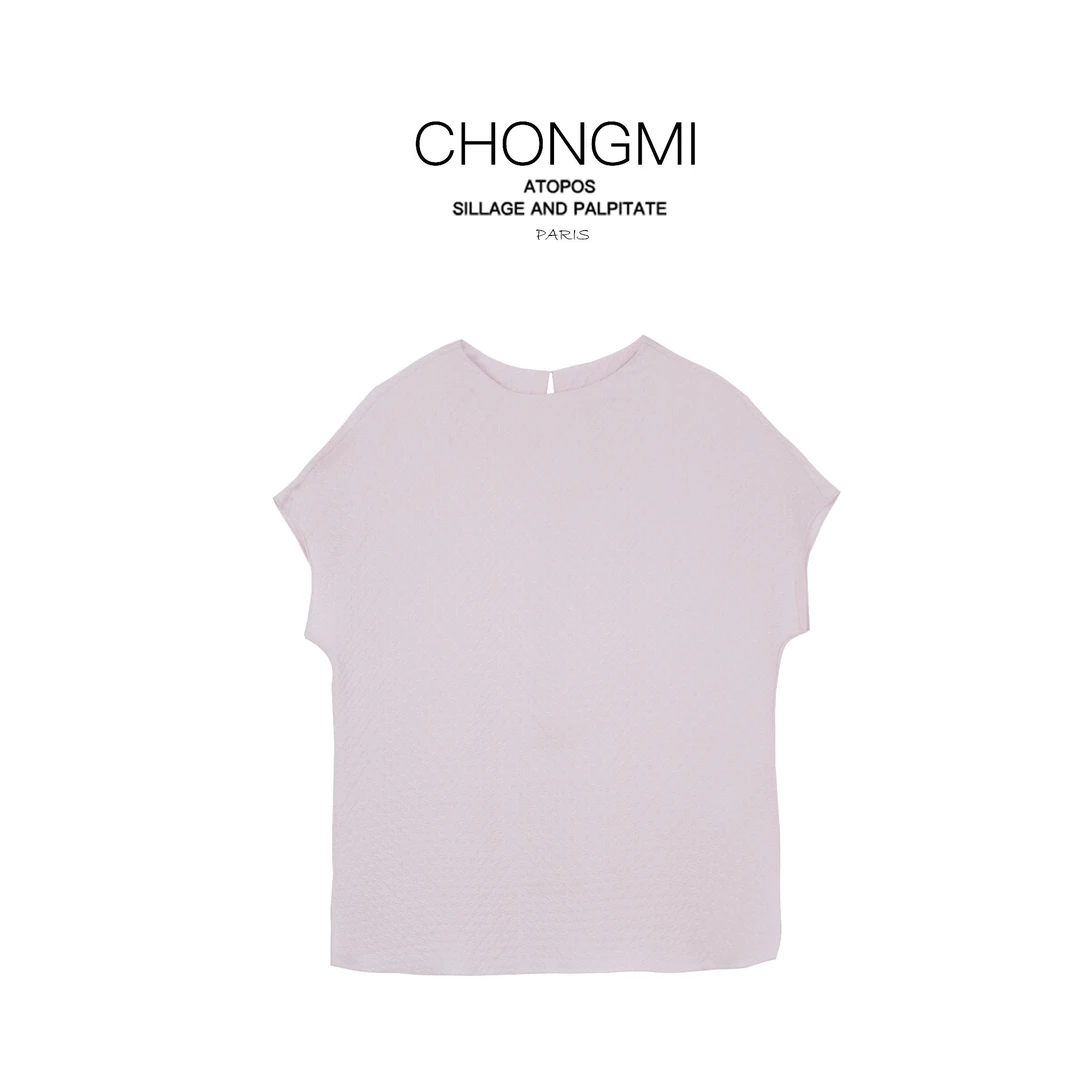 浅紫色重磅冠乐绉桑蚕丝真丝衬衫女2025夏季新款百搭宽松显瘦上衣