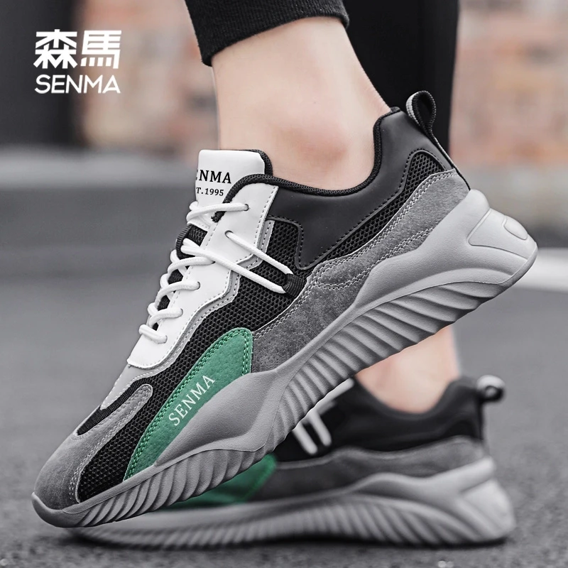 SENMA/森马春季2025新款不臭脚防滑耐磨休闲鞋透气男鞋耐脏工作鞋