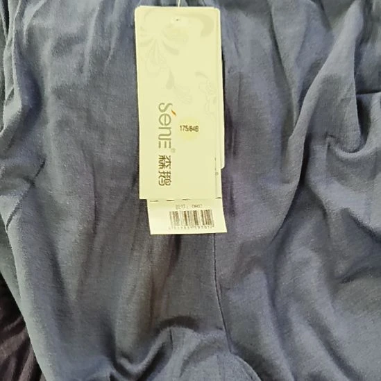 森鹅0602女竹长裤灰色175B