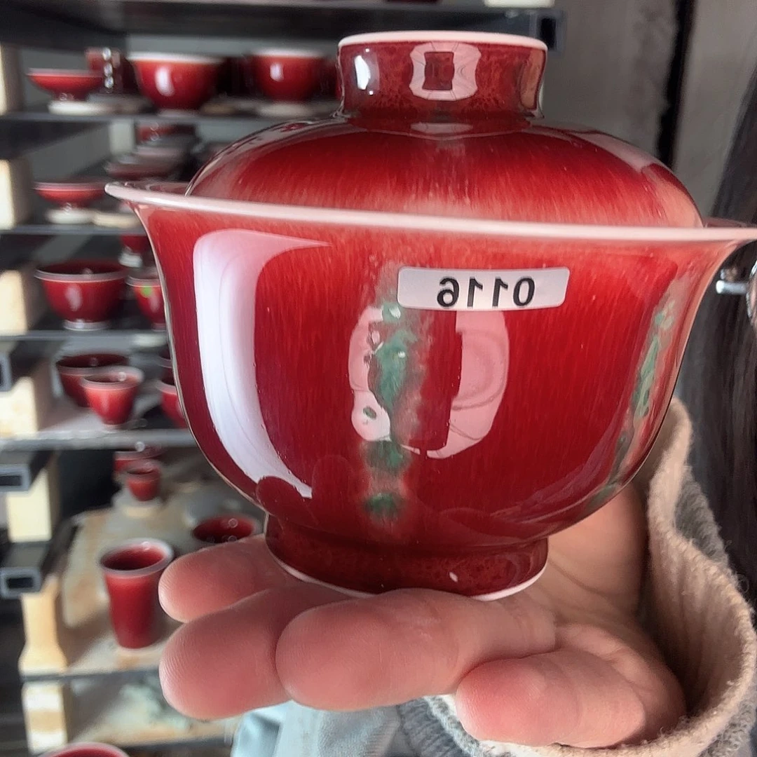 瓷片景德镇郎红陶瓷