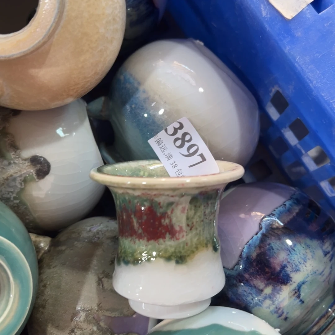 红陶景德镇手工花盆