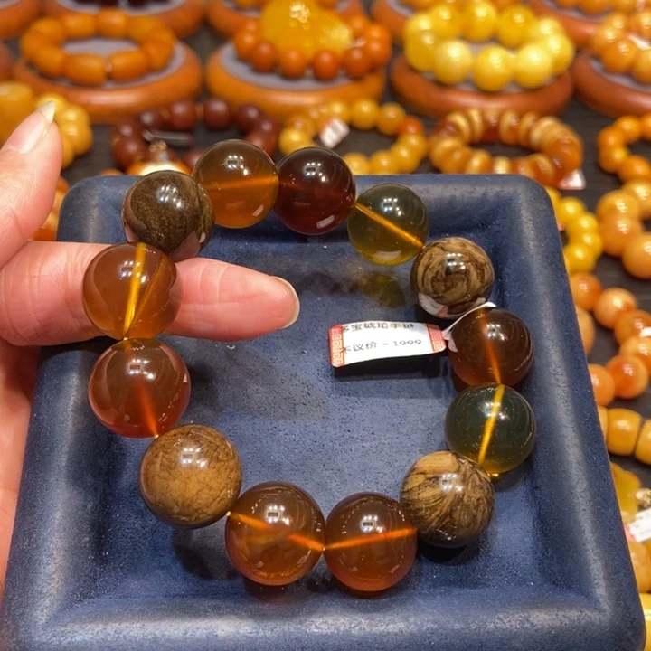 蜜蜡手链未镶嵌蜜蜡