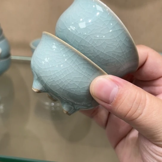 瓷片陶瓷茶具汝瓷茶具