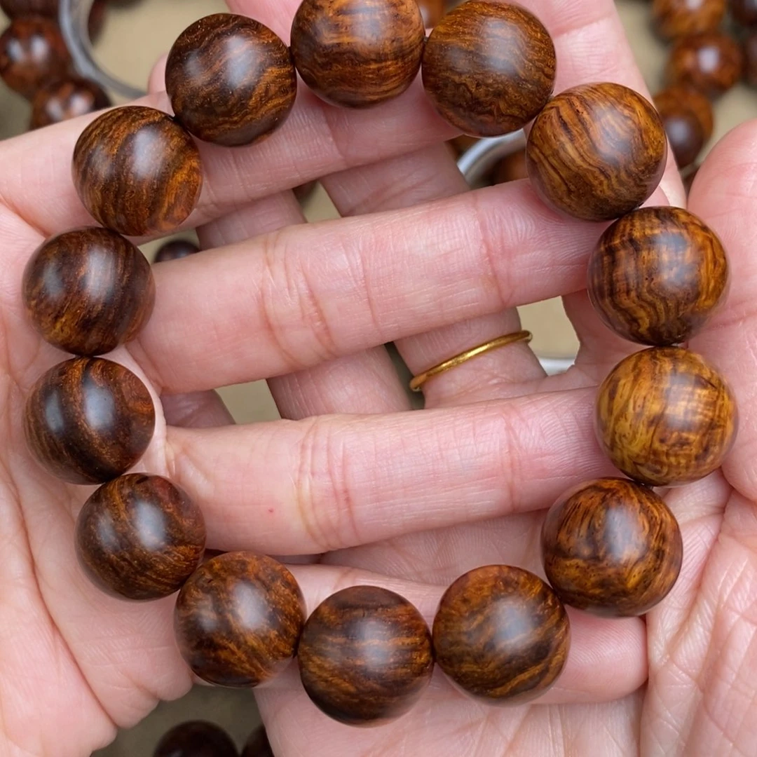 黄花梨/降香黄檀手串/手链明*15