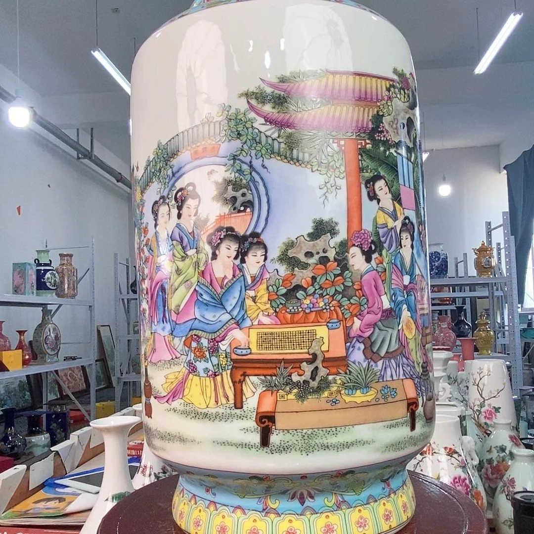 摆件景德镇陶瓷花瓶摆件