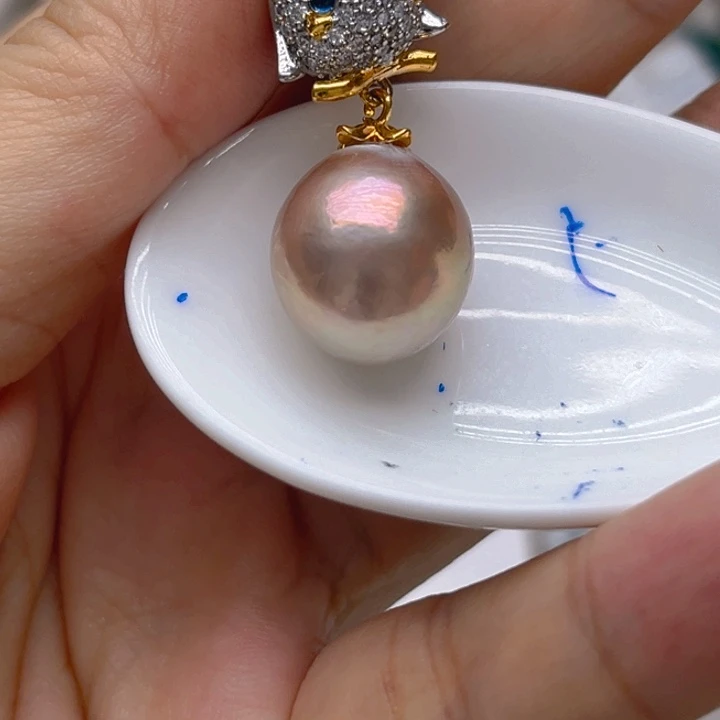 未镶嵌吊坠或者耳钉淡水珍珠