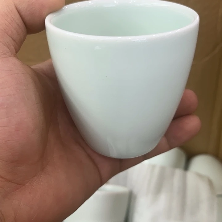 影青杯陶瓷的陶瓷的