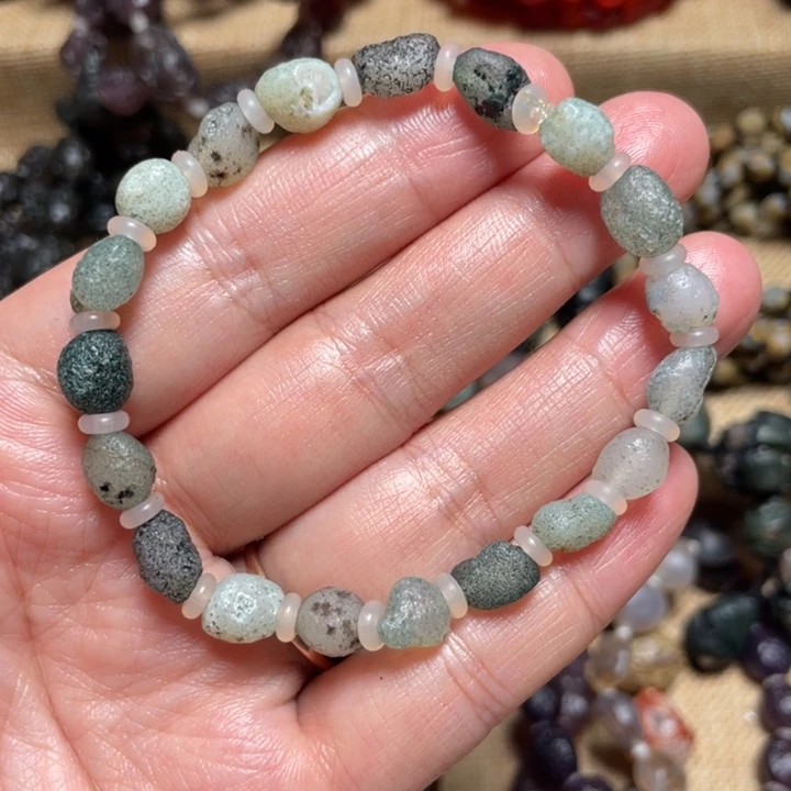 玛瑙/玉髓合金手链