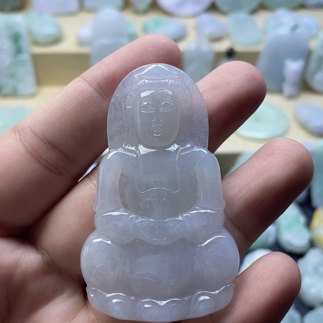 翡翠未镶嵌颈饰纯天然翡翠