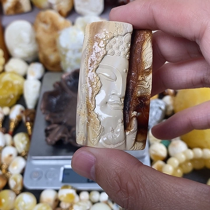 ****人琥珀未镶嵌珠宝奇石我