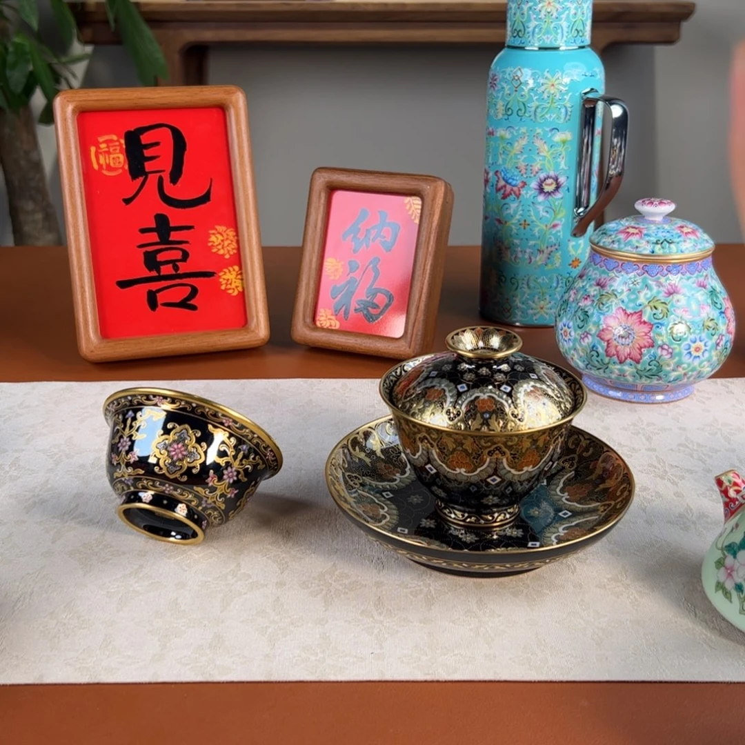 灿***6纯手工手绘 高端茶器