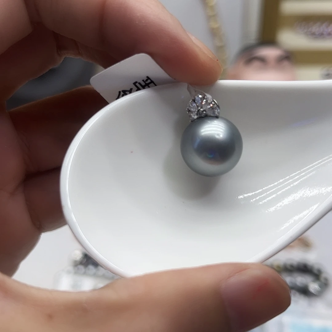 海水珍珠18K金镶嵌颈饰