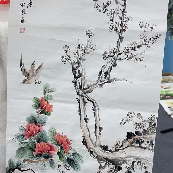 国画国画手绘作品