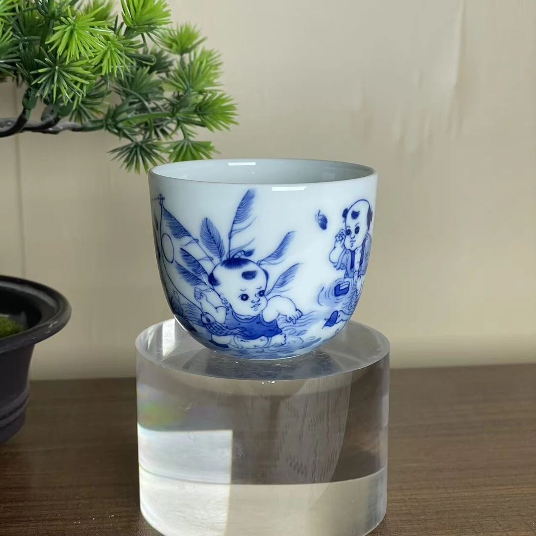戴窑 童趣缸杯 DY088