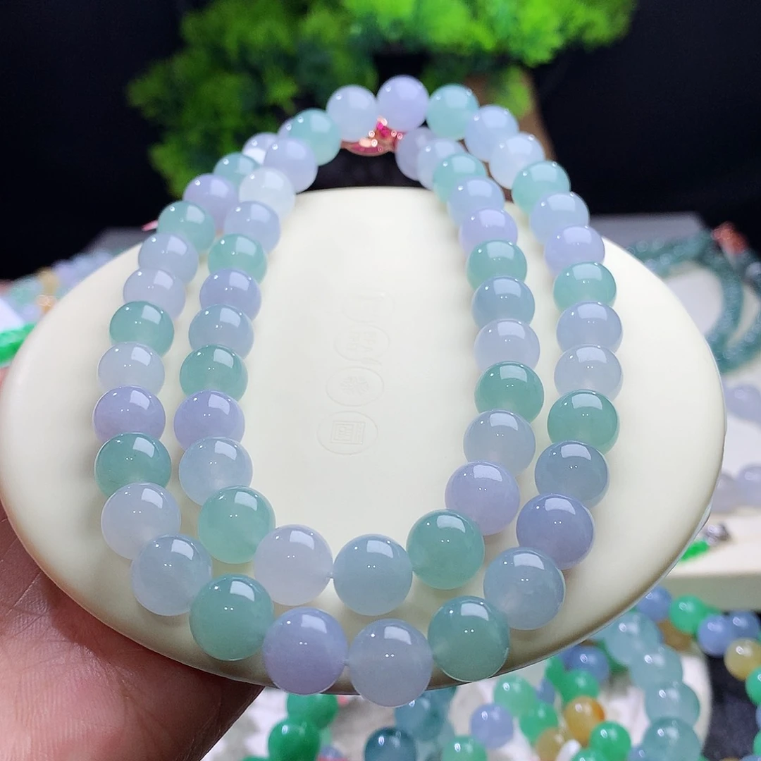 项链未镶嵌翡翠卡10mm