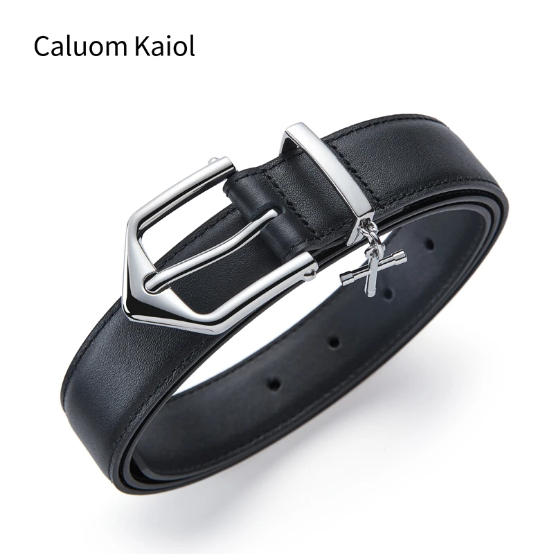 Caluom Kaiol品牌女士皮带年轻人轻奢百搭潮流裤腰带正品高档礼盒