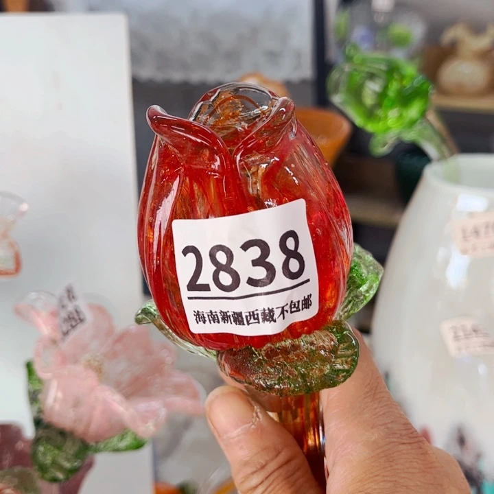 琉璃2838 花瓶摆件家悦长40