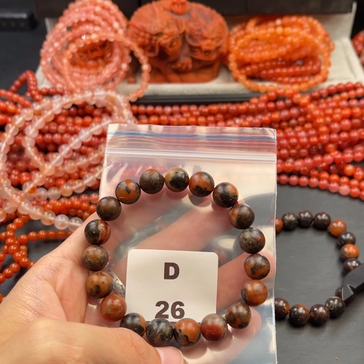 南红玛瑙未镶嵌多样性发货默认微瑕称重11mm