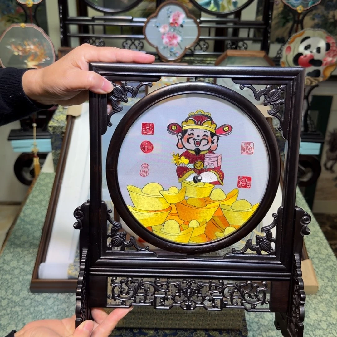 刺绣手工苏绣工艺制作技艺精湛