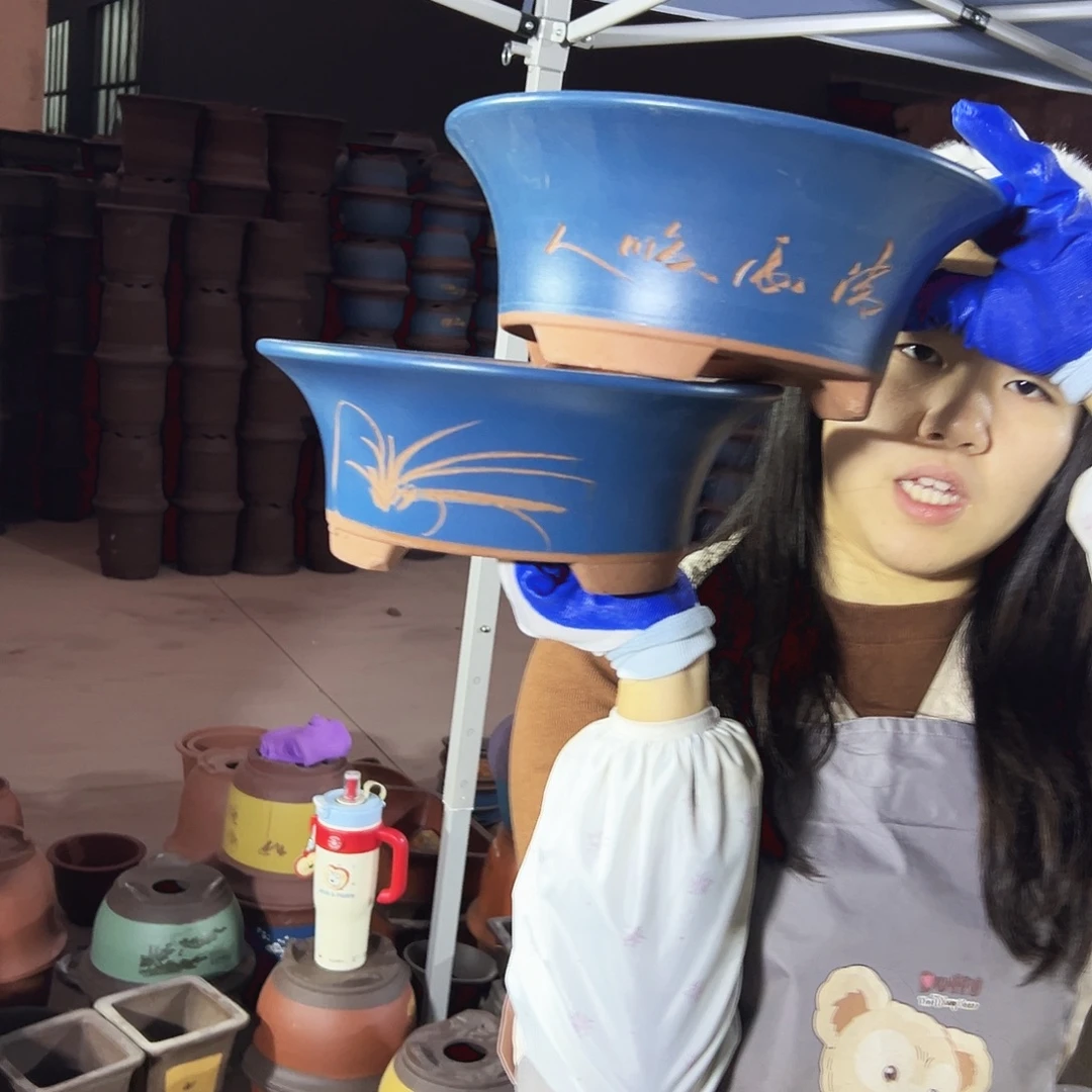 27+27蓝票口花盆花盆花盆