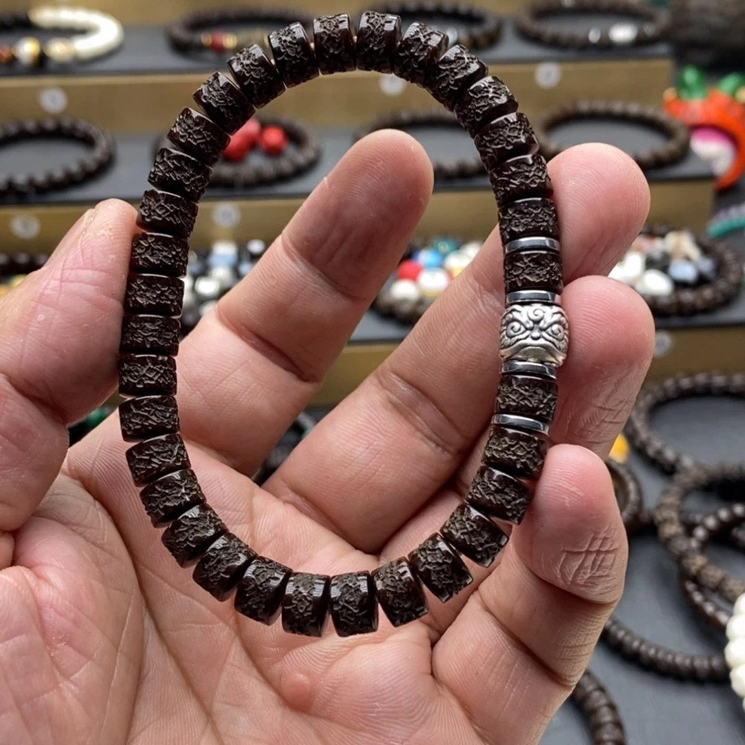 椰蒂手串原生态椰嘎搭配款8❌6