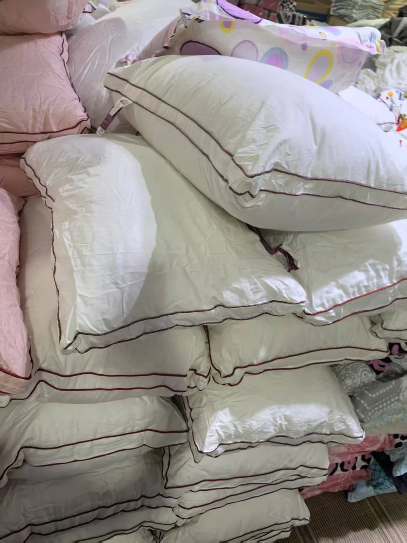 《厚广家》3楼48×73白色表面全棉深度睡眠枕，发1个 不挑花纹