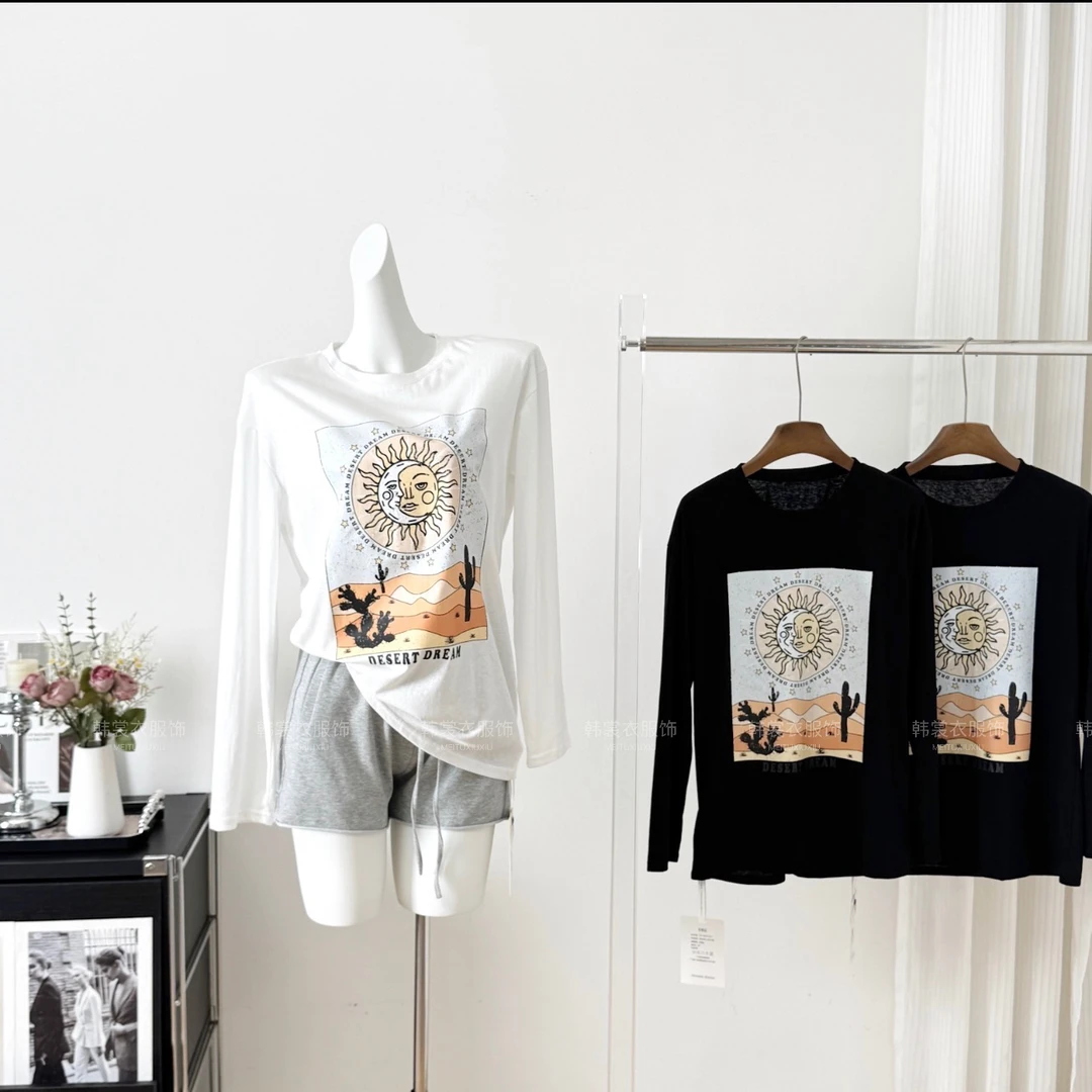 2025夏季新款纯色卷边抽绳显瘦休闲百搭短裤上衣两件套