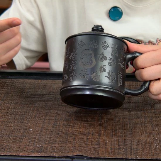 段泥茶杯高货放漏