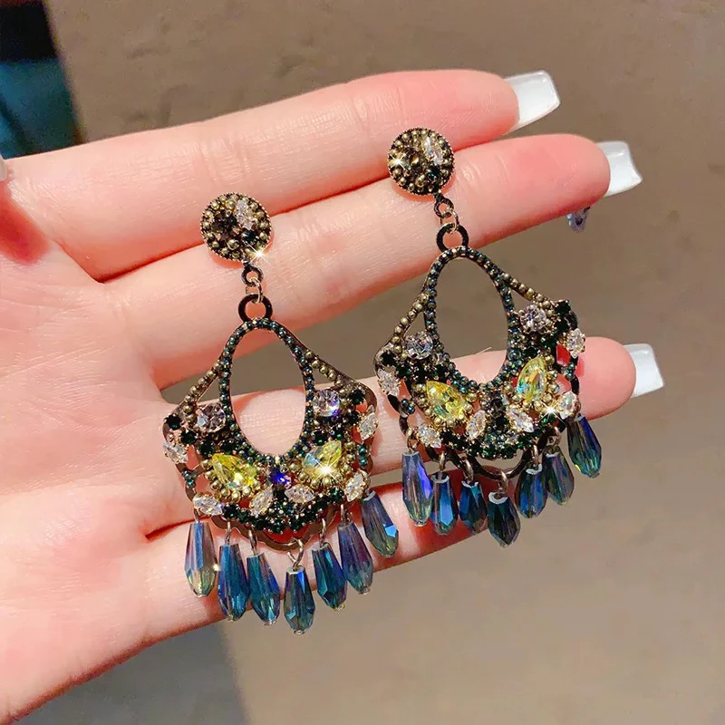 铜合金耳饰 韩娜淑手工款耳饰 波西米亚风