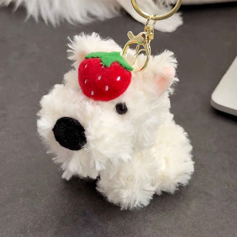 可爱西高地小狗挂件狗狗毛绒玩具公仔包包挂饰送人