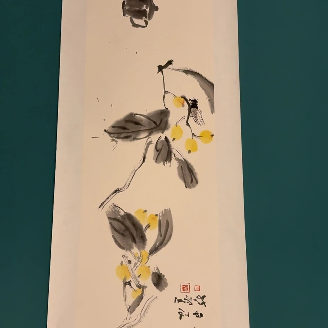 国画徐老师画作画作