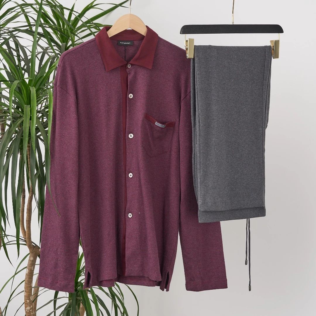 【澳门小叶子】Ermenegildo Zegna男士睡衣套装/ZGBU00098