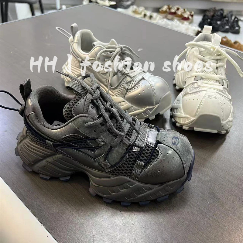 厚底老爹鞋女2025秋季新款爆款学生时尚拼接运动鞋跑步鞋透气女鞋