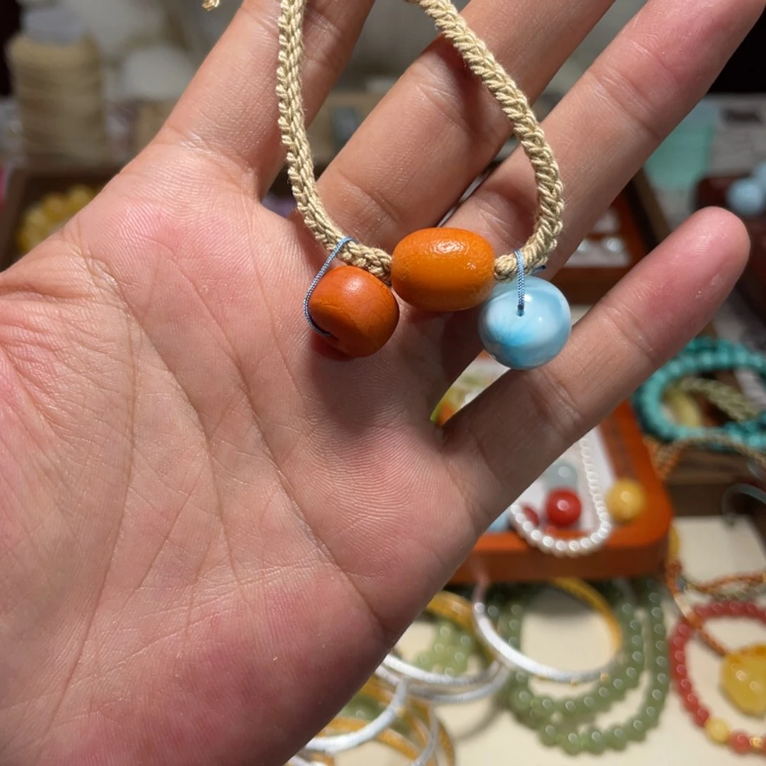 蜜蜡手绳未镶嵌枣珠