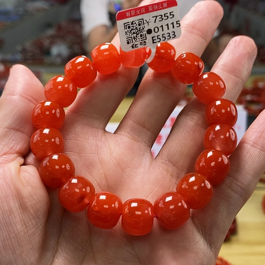 南红玛瑙12mm  多样性发一未镶嵌