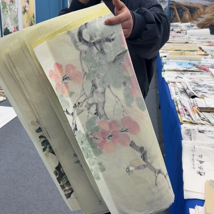 国画宣纸纯手绘国画