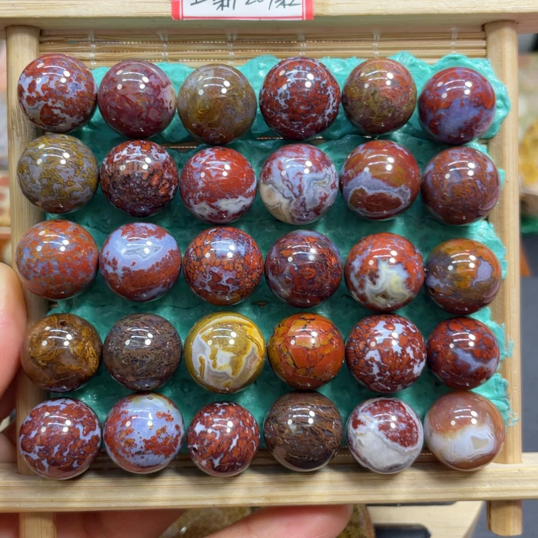 硅化玉未镶嵌颈饰意境圆珠20米1个