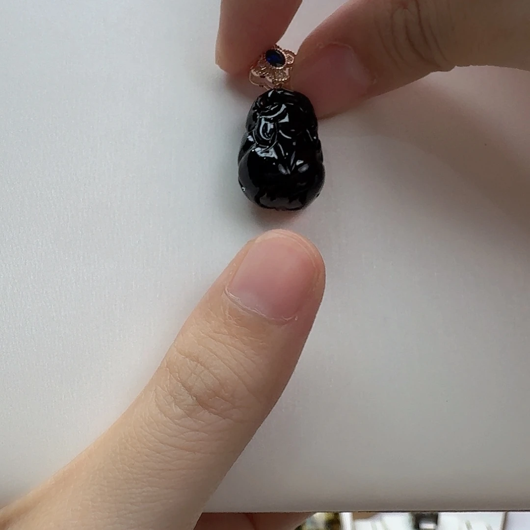 琥珀未镶嵌耳饰琥珀蜜蜡吊坠