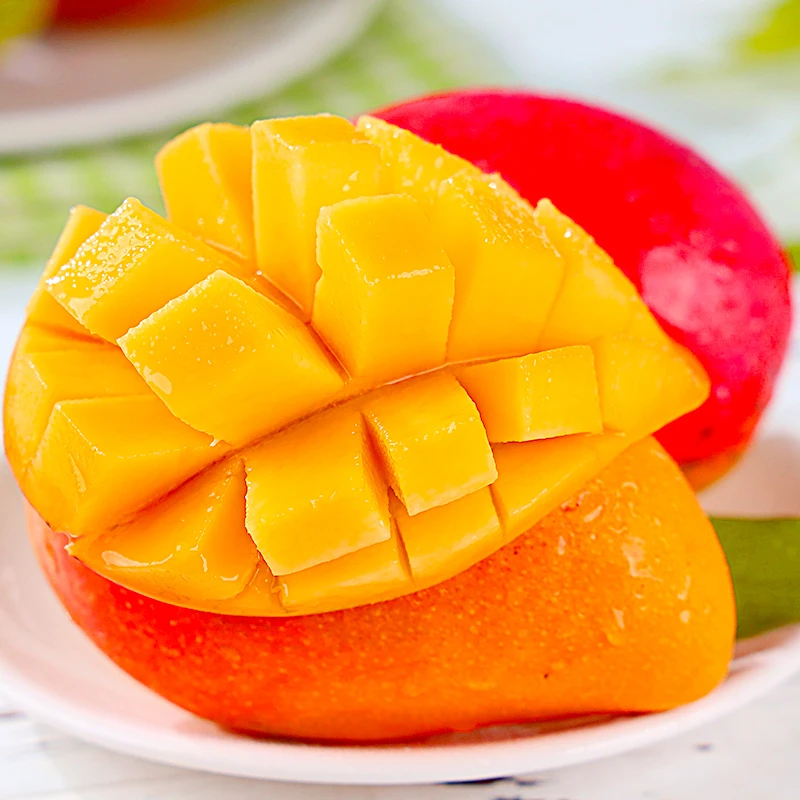 【催熟食用】海南贵妃芒果新鲜芒果红金龙芒甜心芒5斤整箱香甜