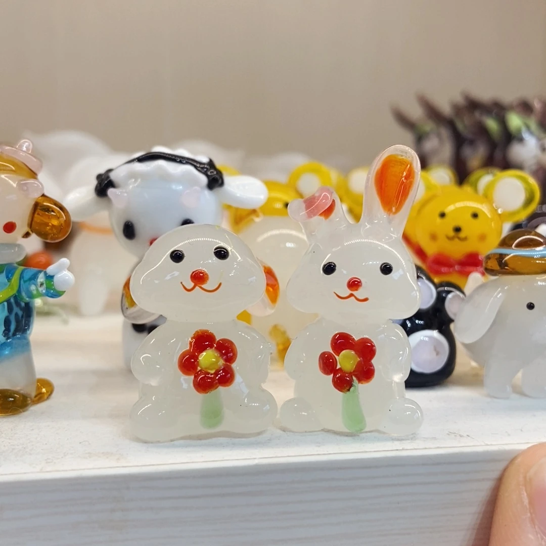 手工艺品琉璃一对