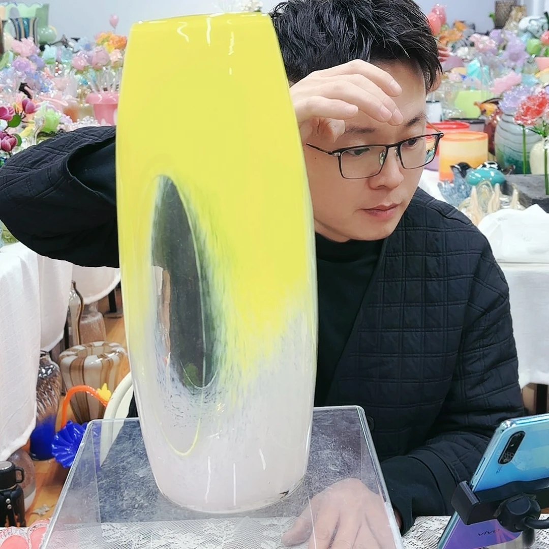 福利品不退不换琉璃摆件