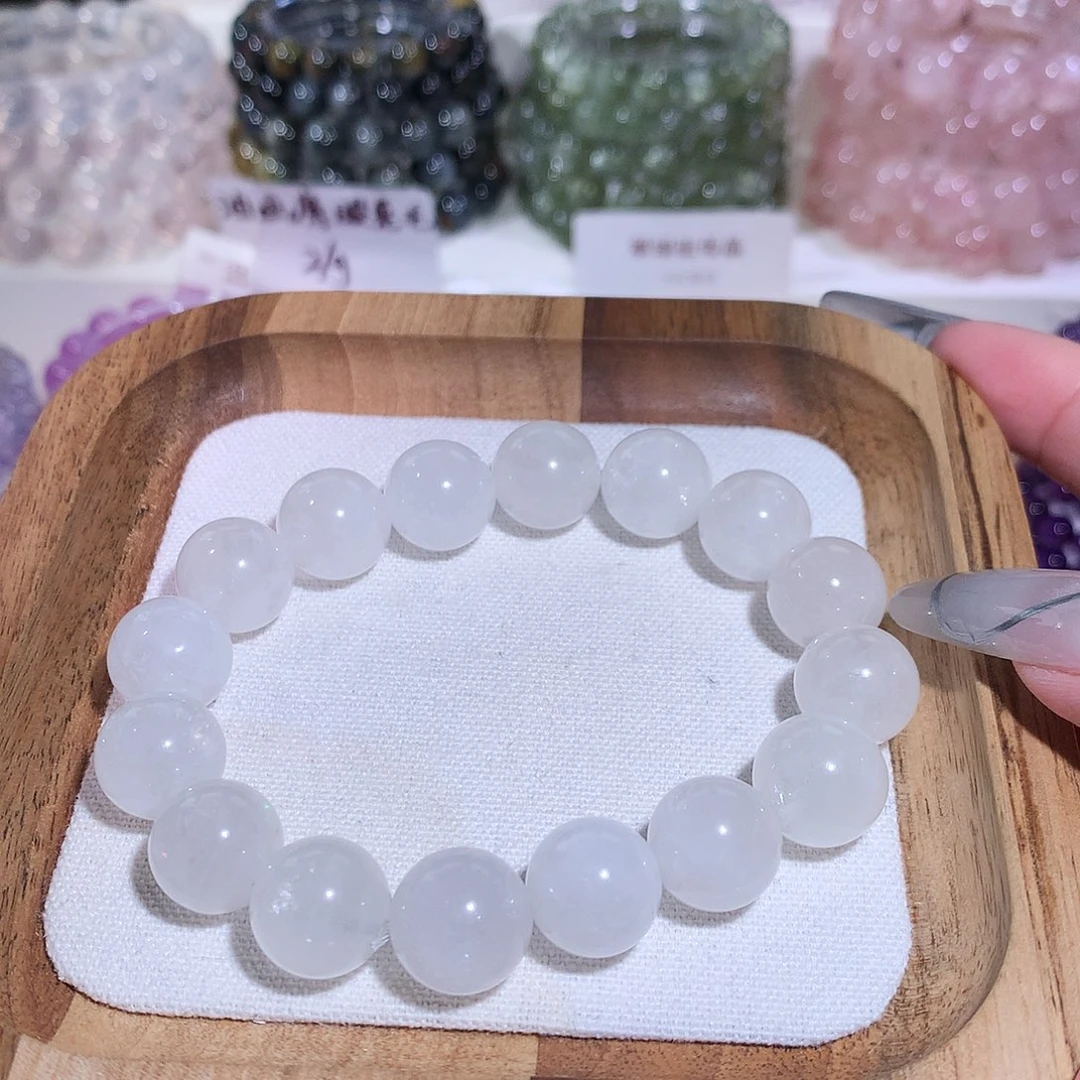 未镶嵌手链水晶白幽灵满矿13
