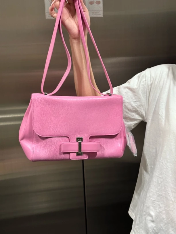 95新 Delvaux/德尔沃 小方包耐刮锁扣迷你式单肩斜挎包百搭休闲