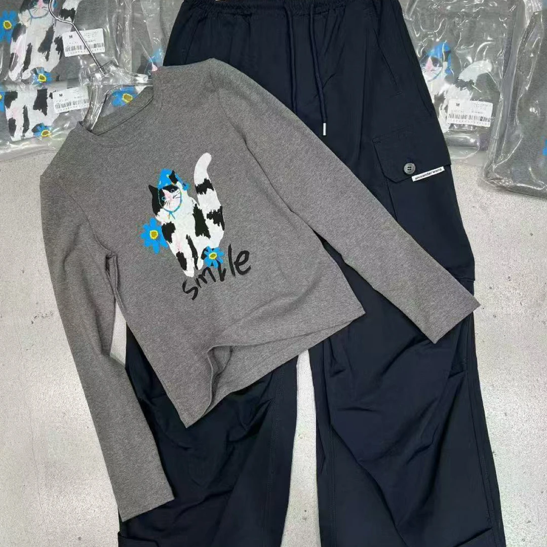 【JINJIN】2025秋冬新款小众设计款长袖上衣（5003）NO退NO换