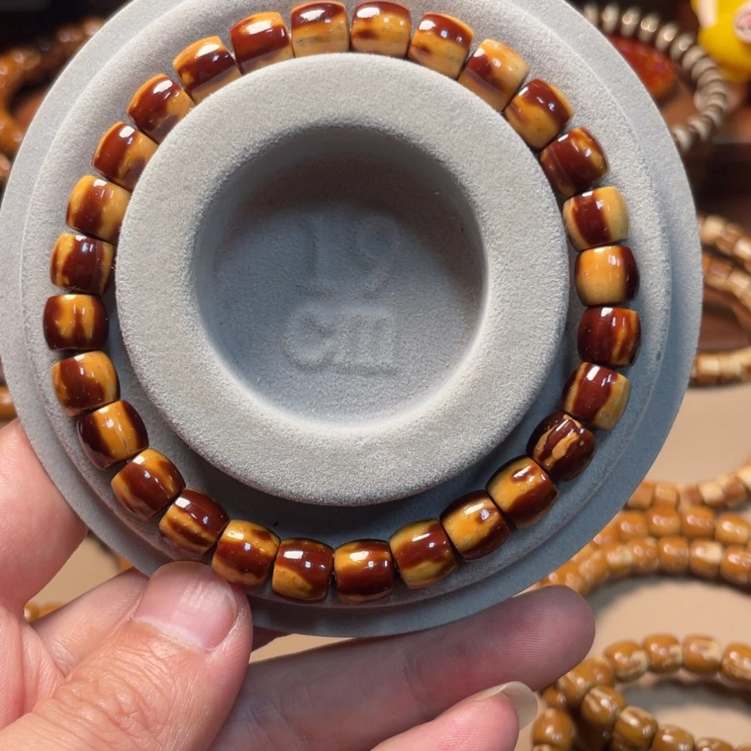 紫金鼠吊坠实心紫金鼠手串红皮