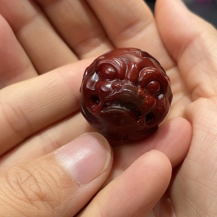未镶嵌单珠南红玛瑙28