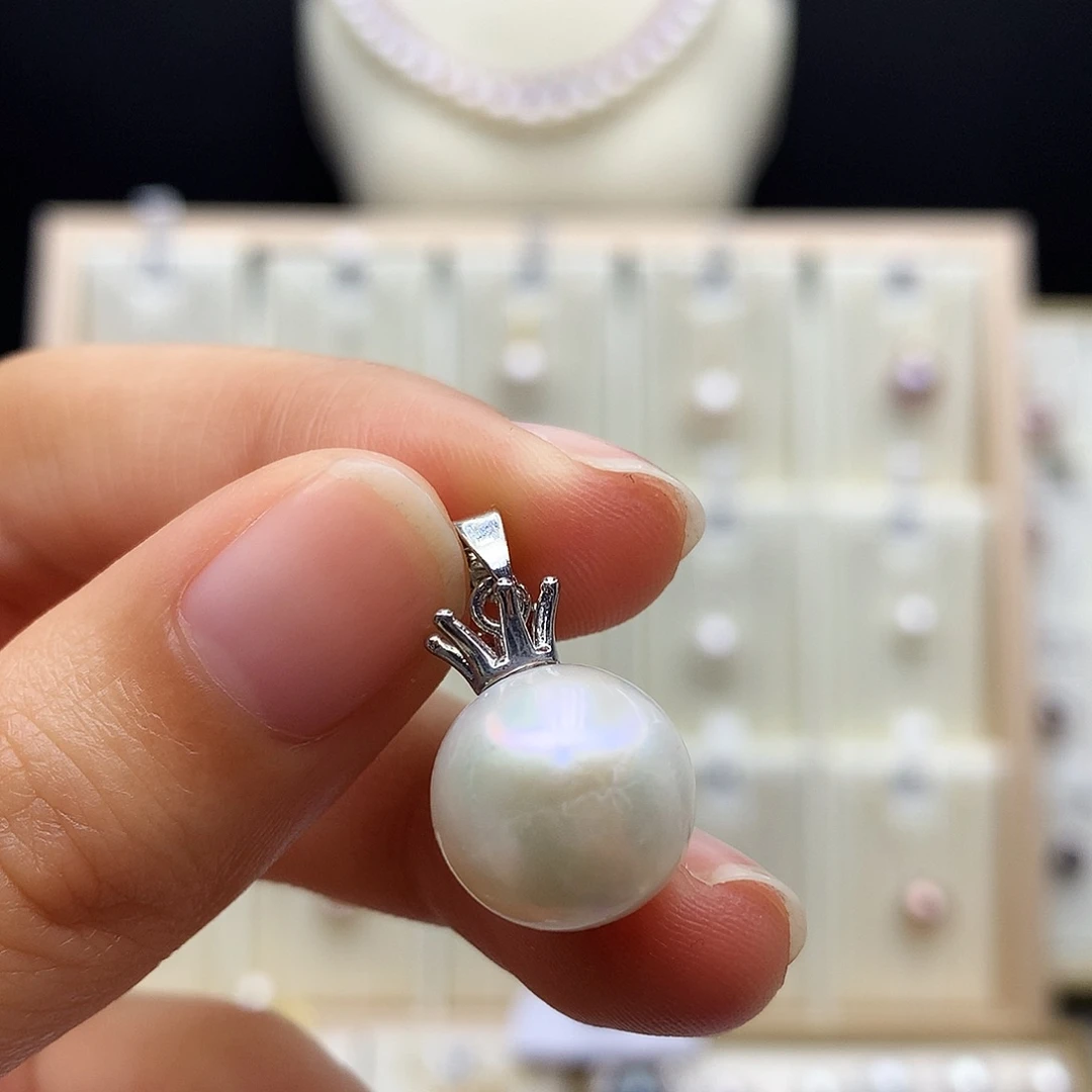 颈饰合金淡水珍珠