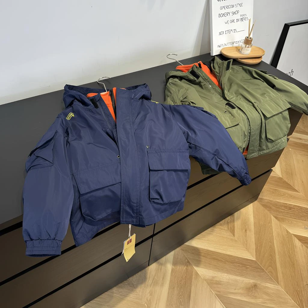 25春季新款连帽摇粒绒内胆冲锋衣中大男童外套新款1au02