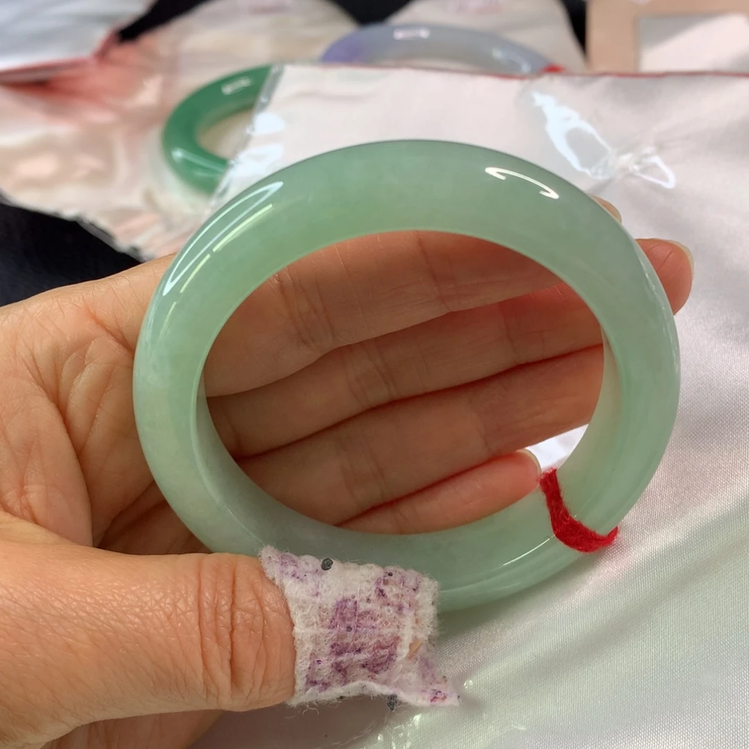 翡翠未镶嵌手镯翡翠手镯54